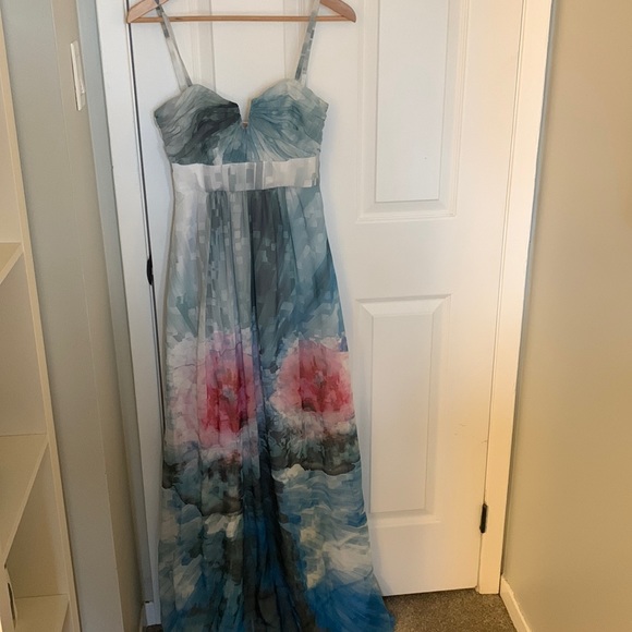 Ted Baker floor length flowy dress - Picture 1 of 4